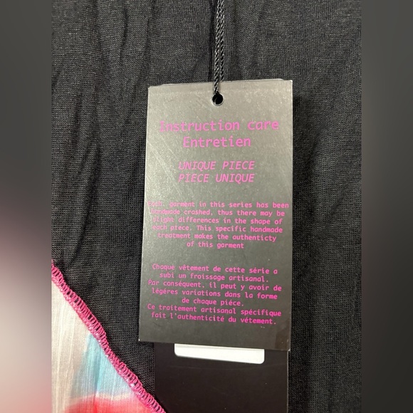 Elena Wang, Colorful Sleeveless Dress, XL - Picture 9 of 11